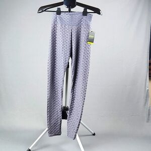 NWT- Special One- Women's Textured Leggings- Gray - Size S